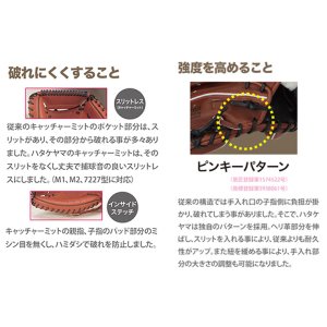画像5: ハタケヤマ 硬式用キャッチャーミット（M19型 甲斐モデル）