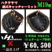 ハタケヤマ 硬式用キャッチャーミット（M19型 甲斐モデル）