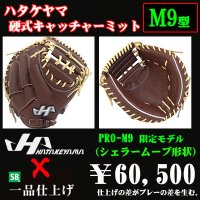 ハタケヤマ 硬式用キャッチャーミット（限定モデル Ｍ９型）