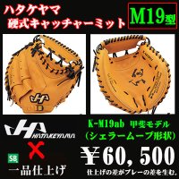 ハタケヤマ 硬式用キャッチャーミット（M19型 甲斐モデル）